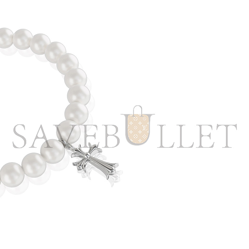 Ch**me He**ts crossed pearls bracelet